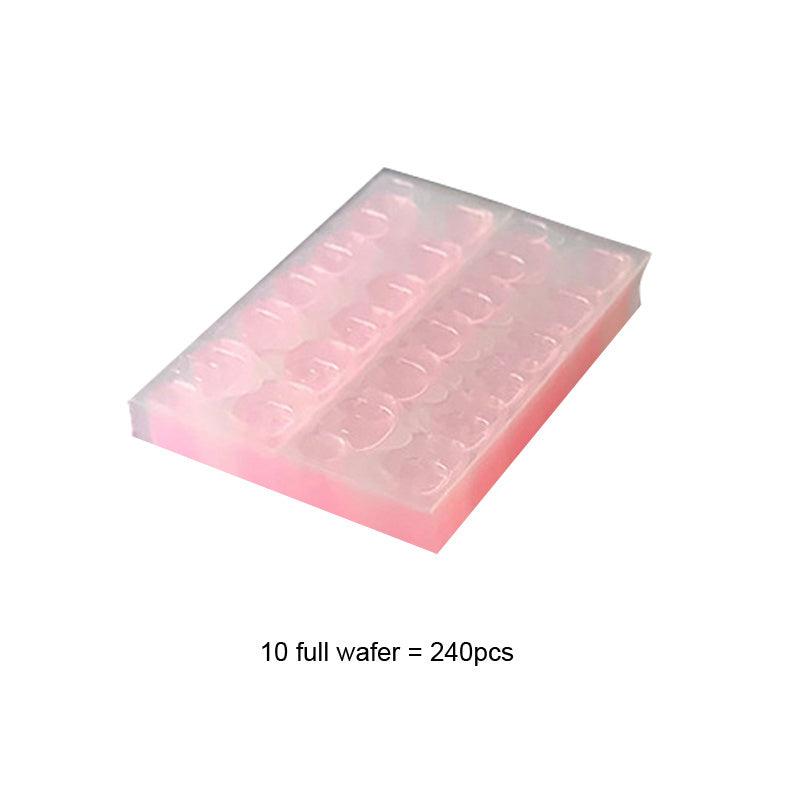 240 Pcs Pink Double Sided Nail Glue Sticker Waterproof Breathable Adhesive Tabs