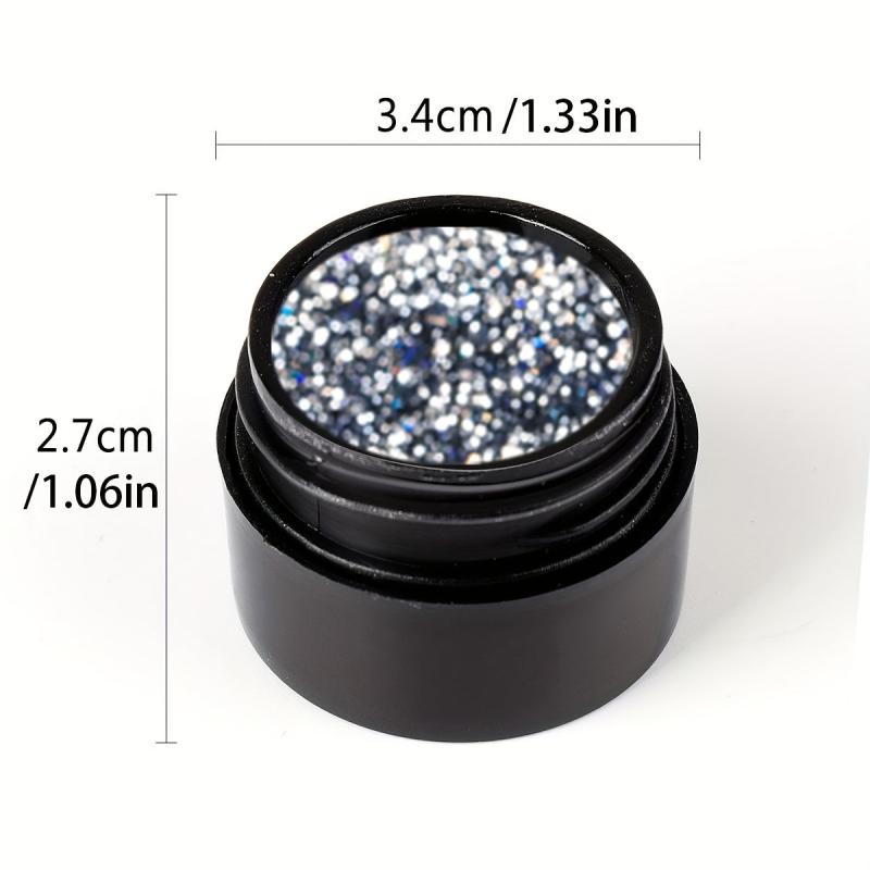 Glitter Gel Nail Polish Halloween Glow