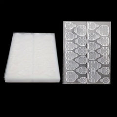12 Sheets Double Sided Nail Glue Stickers Adhesive