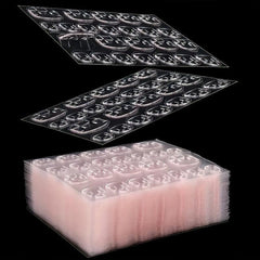12 Sheets Double Sided Nail Glue Stickers Adhesive
