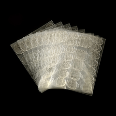 240pcs Adhesive Tabs for Acrylic False Nails 10 Sheets
