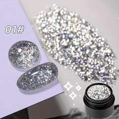 Glitter Gel Nail Polish Set Diamond Collection For Beginners