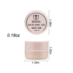 Solid Nail Polish Ice Penetrating Filling Nail Gel Red Purple Green
