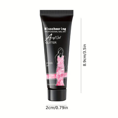 Glitter Poly Nail Gel Set 15ml Builder Nails Enhancement Gel For Beginner