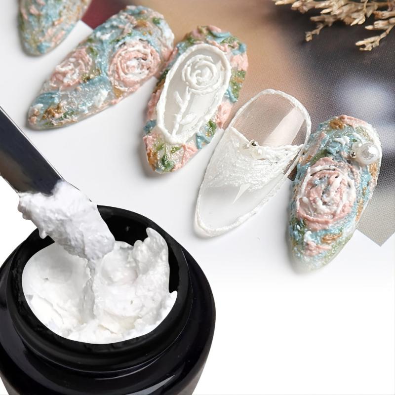 3D Acrylic Engraved Nail Polish for DIY Manicure