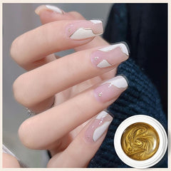 Nail Art Foil Painted Glue Mirror Flash Glue for Nail Polish