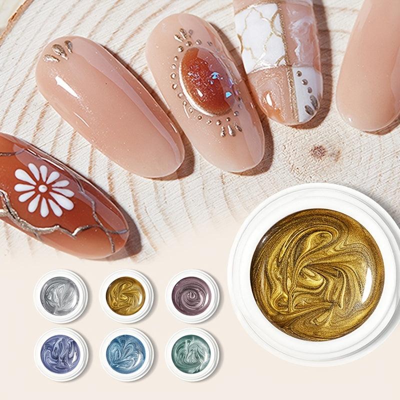 Nail Art Foil Painted Glue Mirror Flash Glue for Nail Polish