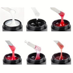 Clear & Sticky Nail Extension Gel Pink & Clear