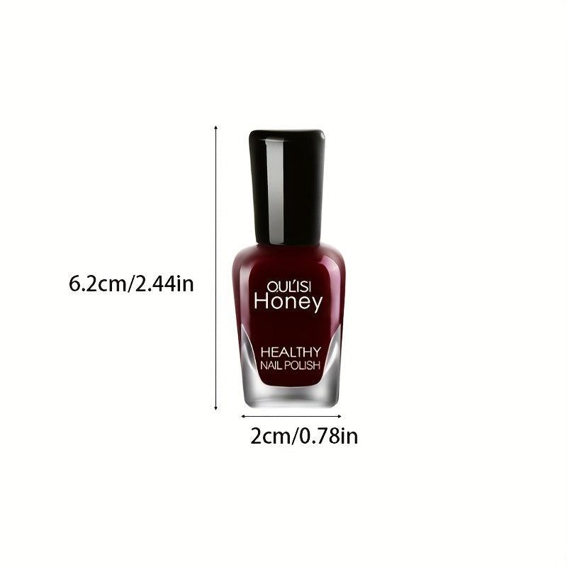 Water Based Nail Polish Quick Drying Long Lasting Multicolor