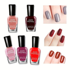 Water Based Nail Polish Quick Drying Long Lasting Multicolor
