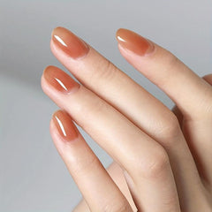 15ml Hard Nail Gel Strong Rhinestone Gems Nail Glue Gel Glossy Top Coat