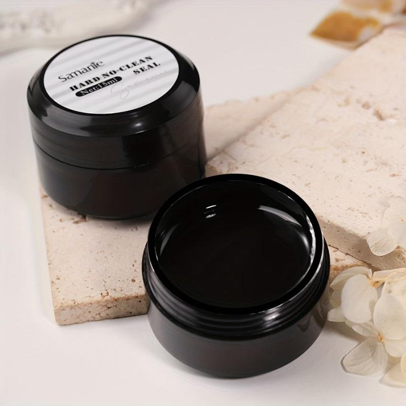 15ml Hard Nail Gel Strong Rhinestone Gems Nail Glue Gel Glossy Top Coat