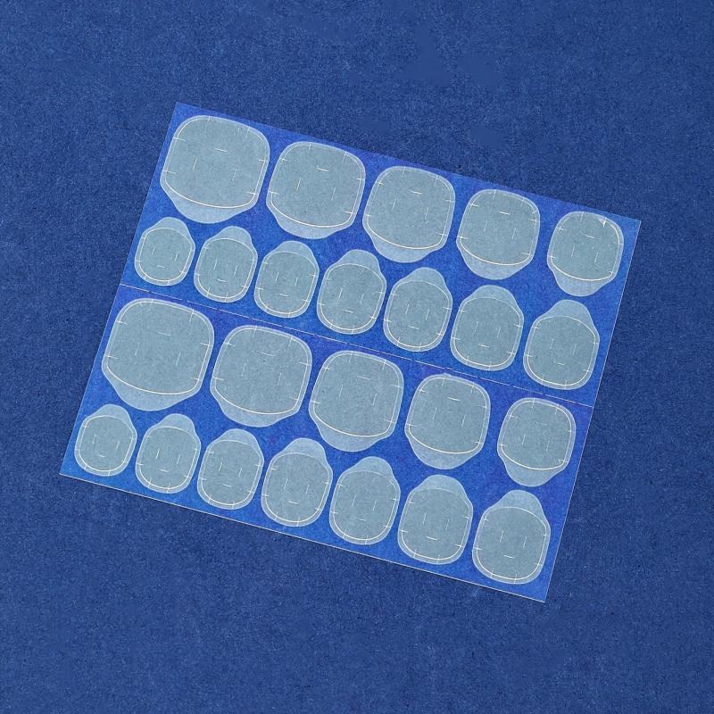 20 Nail Glue Stickers Double Side for Press On Nails Waterproof Breathable