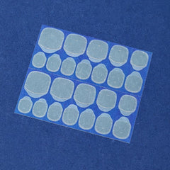 20 Nail Glue Stickers Double Side for Press On Nails Waterproof Breathable