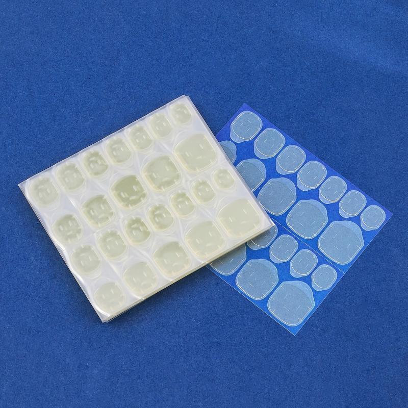 20 Nail Glue Stickers Double Side for Press On Nails Waterproof Breathable