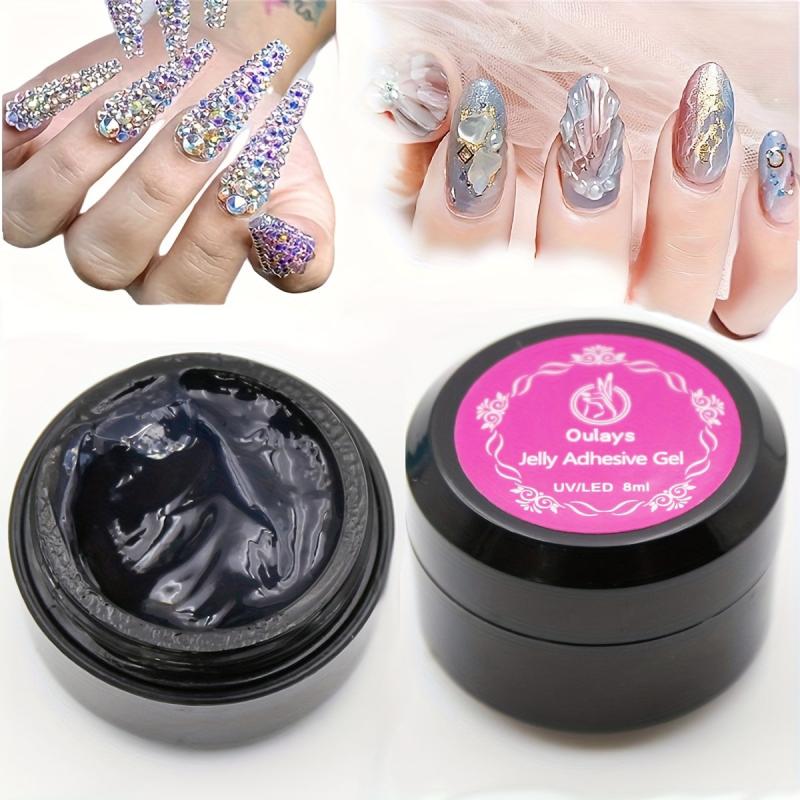 Strong Jelly Nail Adhesive Gel 8ml For Rhinestones Nail Chains