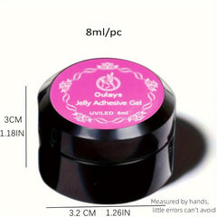 Strong Jelly Nail Adhesive Gel 8ml For Rhinestones Nail Chains