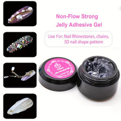 Strong Jelly Nail Adhesive Gel 8ml For Rhinestones Nail Chains