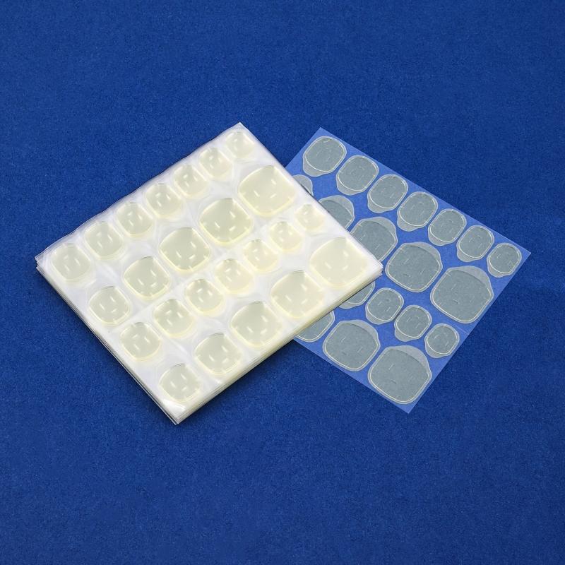 20 Sheets Nail Glue Stickers Double Sided Waterproof Adhesive Nail Tabs
