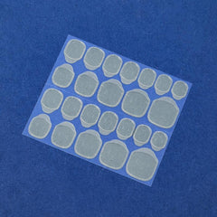 20 Sheets Nail Glue Stickers Double Sided Waterproof Adhesive Nail Tabs