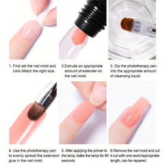 Poly Gel Nail Extension Gel 8 Colors Clear Pink Purple Builder Nail Gel