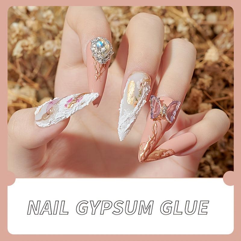 3D Micro Painting Gypsum Glue Nail Relief Cream