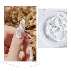 3D Micro Painting Gypsum Glue Nail Relief Cream