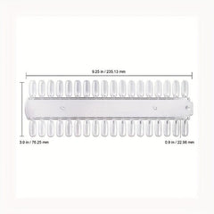 Double Sided Nail Gel Display Cards 36 Tips Transparent