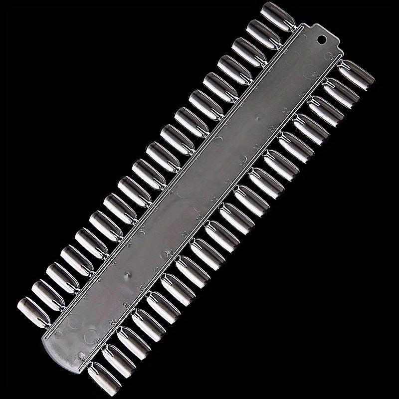 Double Sided Nail Gel Display Cards 36 Tips Transparent