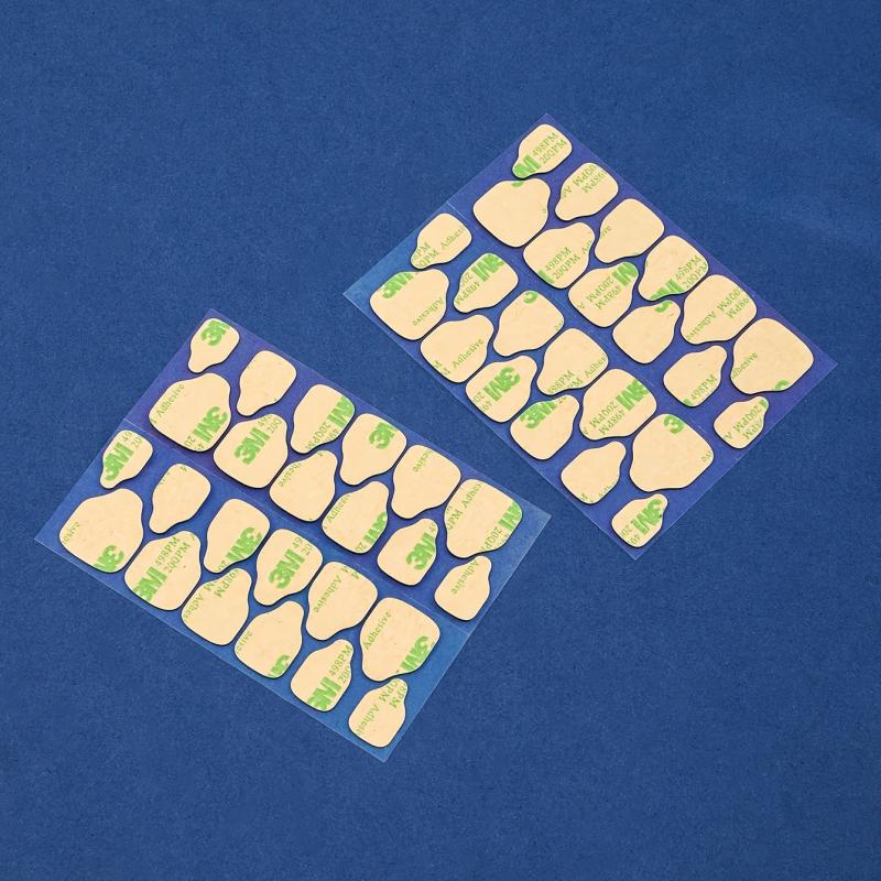 20 Nail Glue Stickers Double Side Press On Nails Waterproof