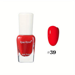 Peelable Water Based Nail Polish No Baking Quick Dry Odorless Long Lasting