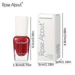 Peelable Water Based Nail Polish No Baking Quick Dry Odorless Long Lasting