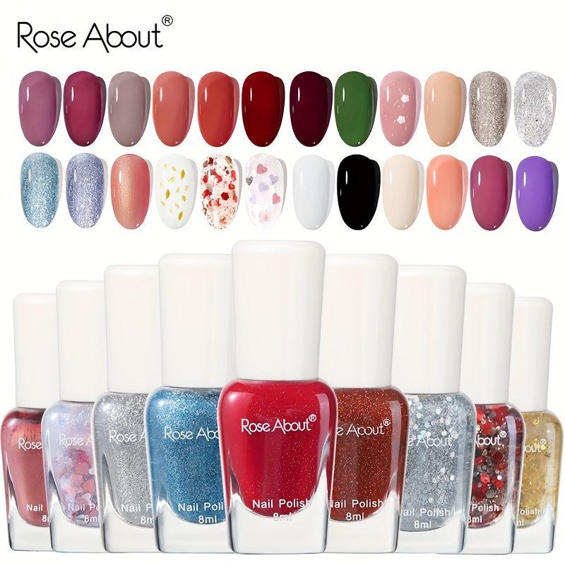 Peelable Water Based Nail Polish No Baking Quick Dry Odorless Long Lasting