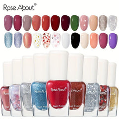 Peelable Water Based Nail Polish No Baking Quick Dry Odorless Long Lasting
