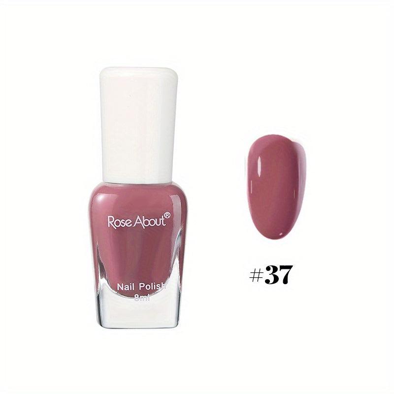 Peelable Water Based Nail Polish No Baking Quick Dry Odorless Long Lasting