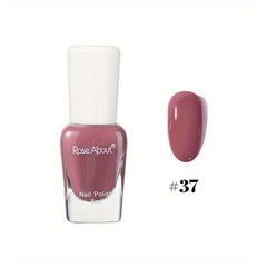 Peelable Water Based Nail Polish No Baking Quick Dry Odorless Long Lasting