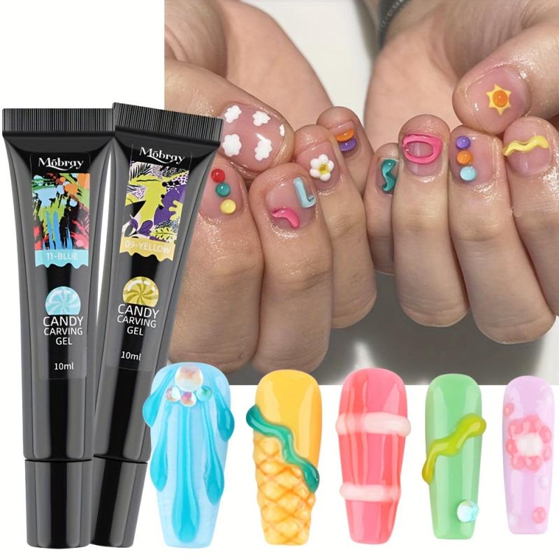 Candy Jelly Gel Polish Soft Tube DIY Nails Home Manicure Soak Off