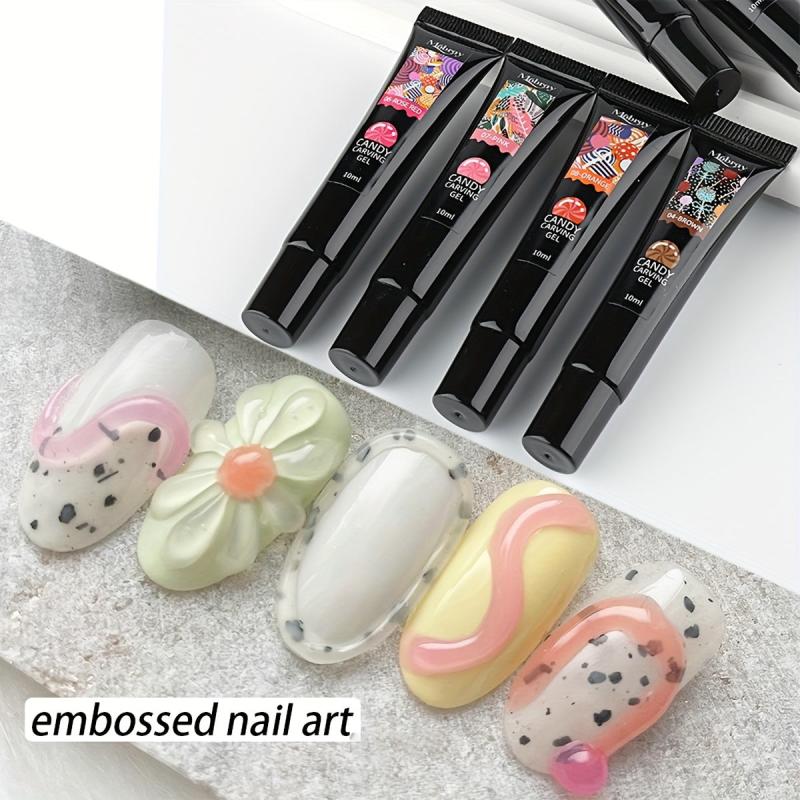 Candy Jelly Gel Polish Soft Tube DIY Nails Home Manicure Soak Off