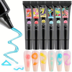 Candy Jelly Gel Polish Soft Tube DIY Nails Home Manicure Soak Off