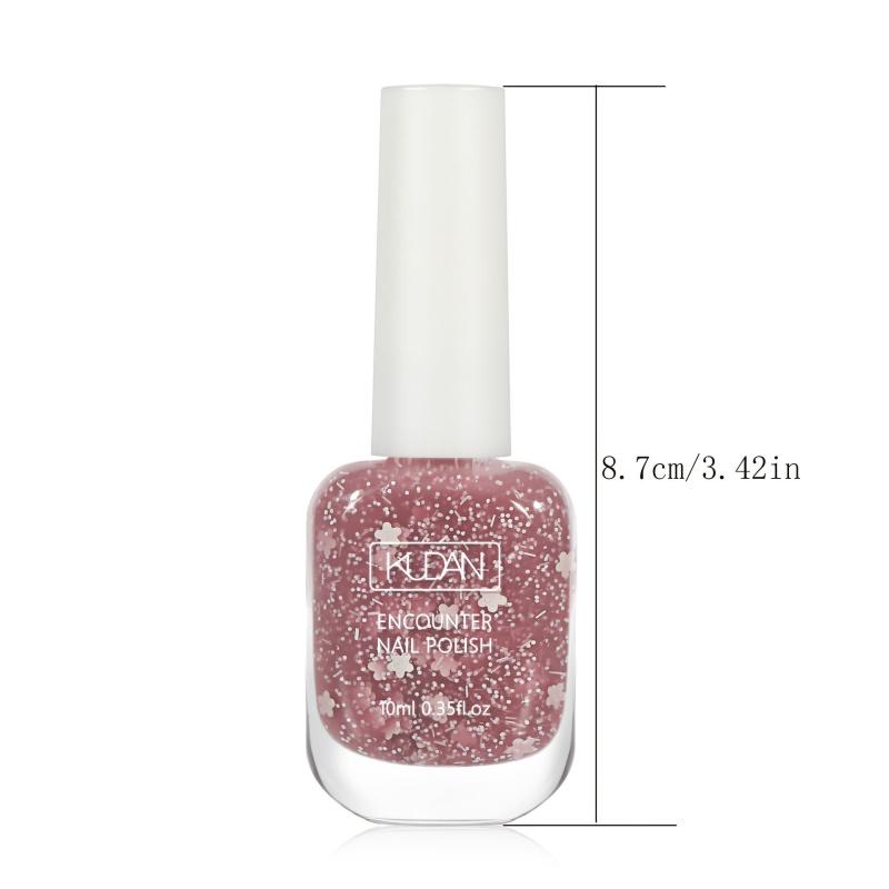 Water Based Nail Polish Odorless Quick Drying Lasting Nail Lacquer - Multicolor