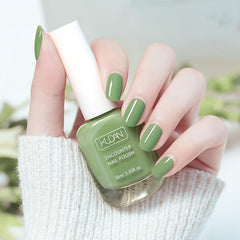 Water Based Nail Polish Odorless Quick Drying Lasting Nail Lacquer - Multicolor