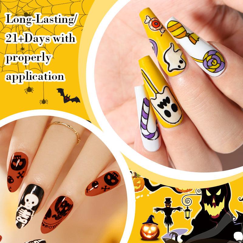 Autumn Gel Nail Polish Halloween Series Brown Yellow Red Gel Polish