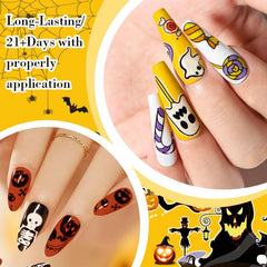 Autumn Gel Nail Polish Halloween Series Brown Yellow Red Gel Polish