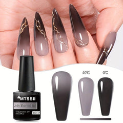 Pink Gel Nail Polish and Gloss Set - Neutral Soak Off DIY Salon Holiday Gift