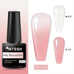 Pink Gel Nail Polish and Gloss Set - Neutral Soak Off DIY Salon Holiday Gift