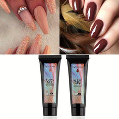 2pcs Poly Extension Gel For Nail 15ml Builder Nail Gel Nail Art Nail Extension