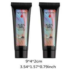 2pcs Poly Extension Gel For Nail 15ml Builder Nail Gel Nail Art Nail Extension