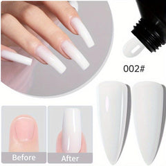 60g Crystal Poly Gel Nail Extensions 6 Colors Salon Nail Art Pink Long Lasting