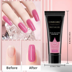 Poly Nail Gel For Extension Acrylic Building Gel 15ML Nail Enhancement