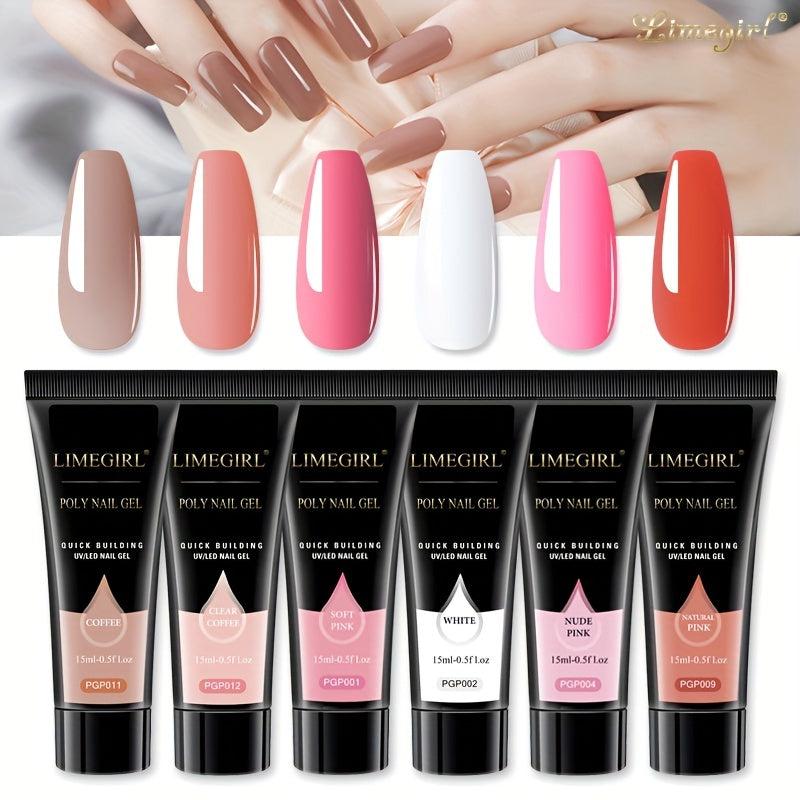 Poly Nail Gel For Extension Acrylic Building Gel 15ML Nail Enhancement